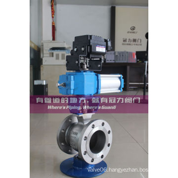 CF8 Segment Ball Valve for Water Treatment Industry